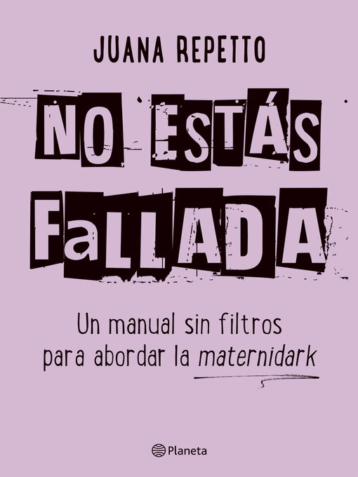 Title details for No estás fallada by Juana Repetto - Available